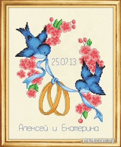 Набор для вышивания Овен Свадебная метрика 2 536