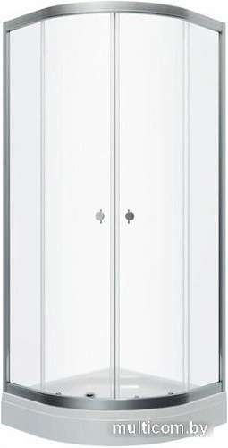 Душевой уголок Triton Альфа-Хром 80х80 (с поддоном)