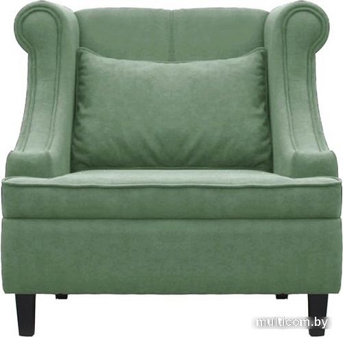 Интерьерное кресло Brioli Людвиг (велюр, B61 мятный/темные ножки)