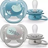 Пустышка Philips Avent Ultra Soft SCF091/15 (лист/птичка)