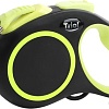 Поводок-рулетка Triol Urban Neon 11121014 (XS, 3м лента, черный)