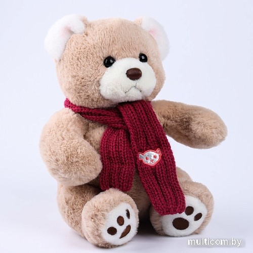 Классическая игрушка Milo Toys Little Friend Мишка с розовыми шарфом 9905636