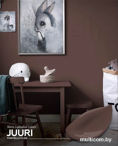 Краска Finntella Foxy Lapselli Matte Juuri F-50-1-9-FL226 9 л (коричневый)