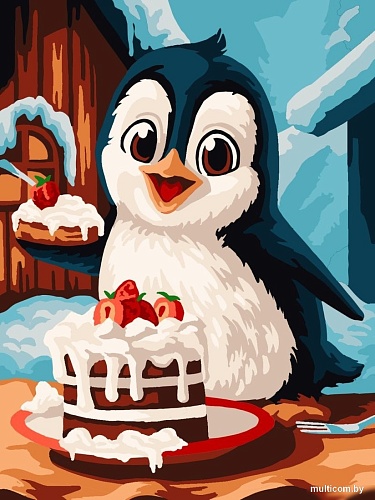 ArtCity Пингвин с тортом KT720