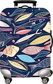 Чехол для чемодана RoadLike Way 378330 (L, синий)