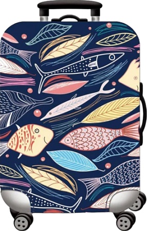 Чехол для чемодана RoadLike Way 378330 (L, синий)