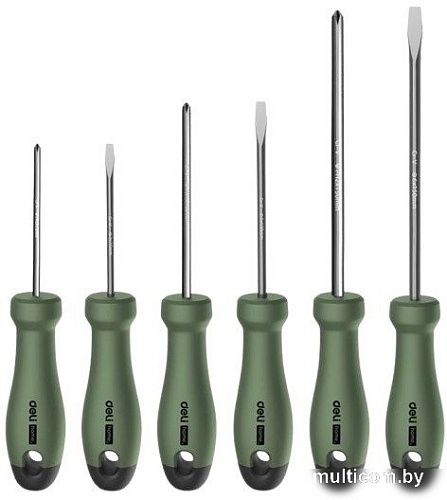 Набор отверток Deli HT1006L (6 предметов)