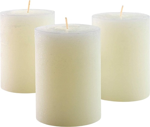 Набор свечей Мелт 100 мм (3 шт, слоновая кость)