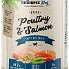 Консервированный корм для собак Chicopee Adult домашняя птица с рыбой 800 г
