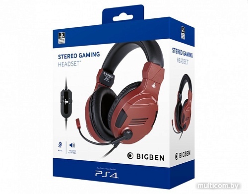 Наушники Nacon Bigben (красный)