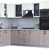 Готовая кухня Интерлиния Тренд 1.88x3.2 ВТ левая (луна/белый/серый каспий)