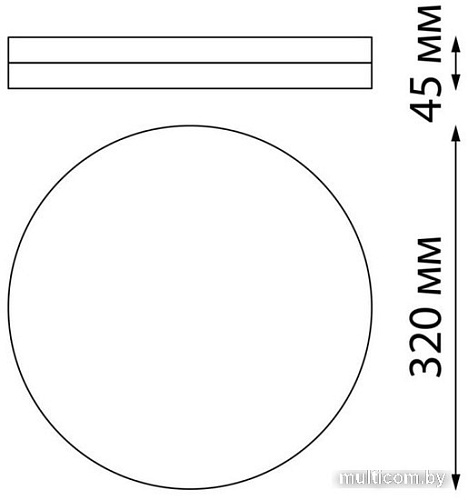 Уличный накладной светильник Novotech Opal 358892
