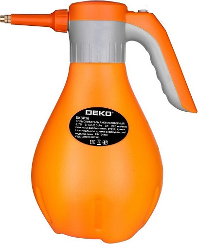 Аккумуляторный опрыскиватель Deko DKSP16 065-1041