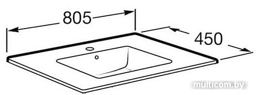 Roca Тумба под умывальник Victoria Nord 32799C000+ZRU9000032