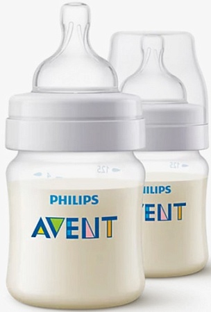 Набор бутылочек для кормления Philips Avent Anti-colic SCY100/02 (125 мл, 2 шт)