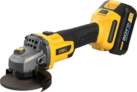 Угловая шлифмашина Deli EDC602 (с 2-мя АКБ)