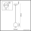 Подвесная люстра Odeon Light Cocoon 5060/1CA