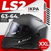 LS2 FF800 Storm II Solid (XXL, матовый черный)