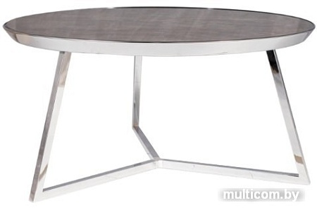 Журнальный столик Signal Temida B 76x76 (серый/хром)