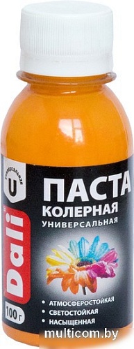Колеровочная краска Dali универсальная 0.1 кг (оранжевый)