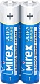 Батарейки Mirex Ultra Alkaline AAA 2 шт LR03-S2