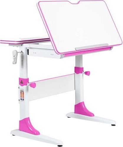 Парта Anatomica Study-80 Lux (белый/розовый)