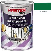 Грунт-эмаль Master Prime По ржавчине 3 в 1 быстросохнущая 0.9 л (зеленый)