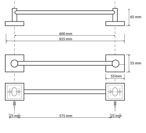 Держатель для полотенца Bemeta Beta 132104042