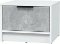 Комоды, тумбы Интерлиния Концепт КТ-ТК1-35 (бетон/белый платинум)