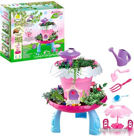 Набор для опытов Вальс цветов Домик-сад 12331 (розовый)