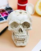 Подставка настольная Нашы майстры Череп 1108 (декорированный)