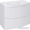 Belux Тумба под умывальник Ганновер НП 80-02 (белый глянец)