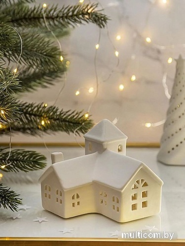 Светильник Лючия Фарфоровый Домик 18 185-18 (белый)