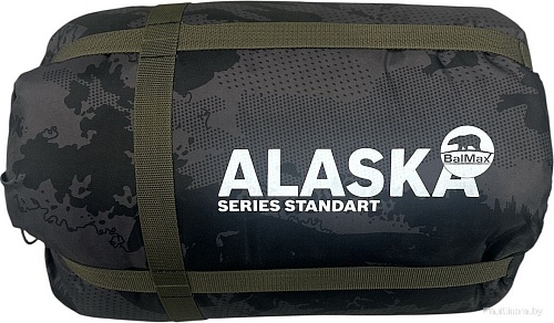 Раскладушка Медведь 200x75x45 (утепленная, со спальным мешком BalMAX Аляска Standart Series до -20°C урбан)