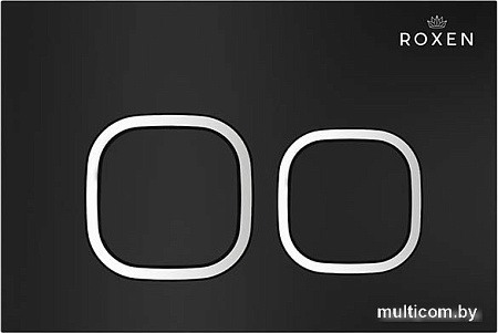 Унитаз подвесной Roxen Antares Bidet в комплекте с инсталляцией StounFix Slim 6 в 1 938621 (кнопка: черный матовый)