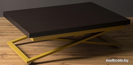 Стол-трансформер Levmar Compact D23/S90 (венге/золото)