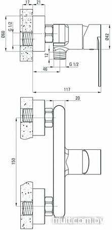 Смеситель Deante Alpinia BGA 040M