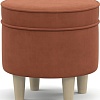 Пуфик Нижегородмебель Лора ТП 332 (ультра терра кирпичный)