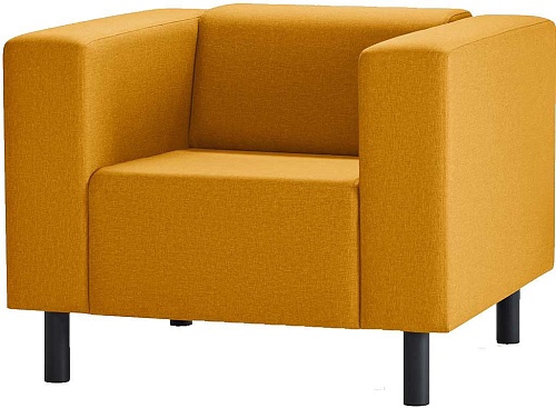 Кресло-глайдер Mio Tesoro Белфаст 307 (Savanna Plus Yellow 1172, желтый)