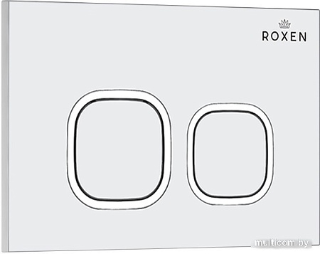 Унитаз подвесной Roxen Porto в комплекте с инсталляцией StounFix Slim 6 в 1 538465 (кнопка: белый глянец)