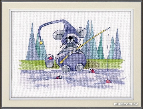 Набор для вышивания Овен Горошек на рыбалке 1197