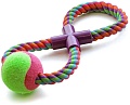 Игрушка для собак Triol Веревка-восьмерка, мяч 12111028