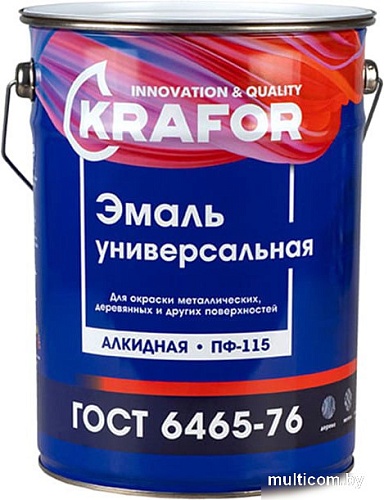 Эмаль Krafor ПФ-115 5 кг (белый)