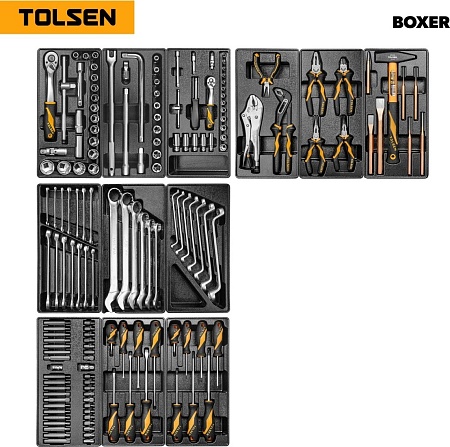 Универсальный набор инструментов Tolsen TT85415-157 (157 предметов)