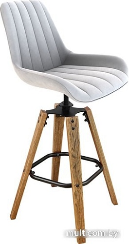 Стул Sheffilton SHT-ST37/S93 (серое облако/корич. брашир./черный муар)