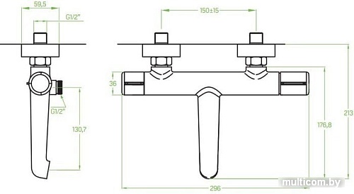 Смеситель Laveo Pretto BAO 710D