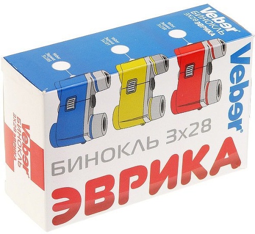 Бинокль Veber Эврика 3х28B