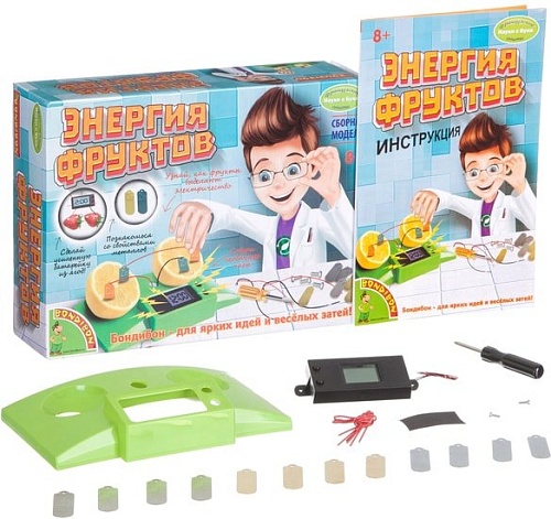Набор для опытов Bondibon Науки с Буки Энергия фруктов ВВ1676