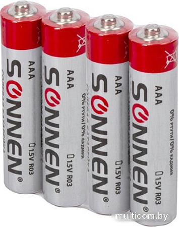 Батарейка Sonnen R03/24А 451098 (4 шт)