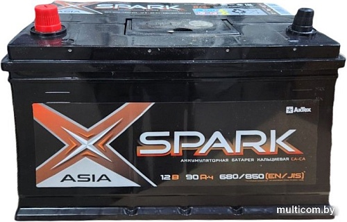Автомобильный аккумулятор Spark Asia 680/850A EN/JIS L+ SPAA90-3-L (90 А·ч)